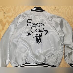 Vintage Swingin' Country Bomber Varsity Jacket